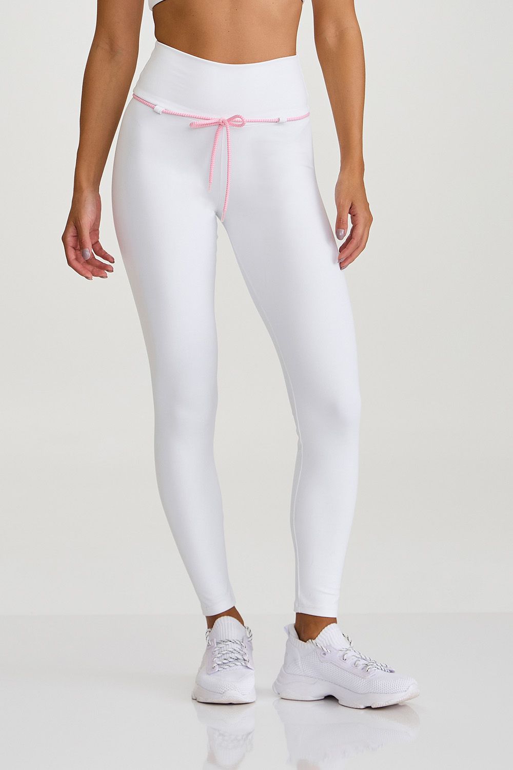 Legging Com Cadarço Branco Caju Brasil