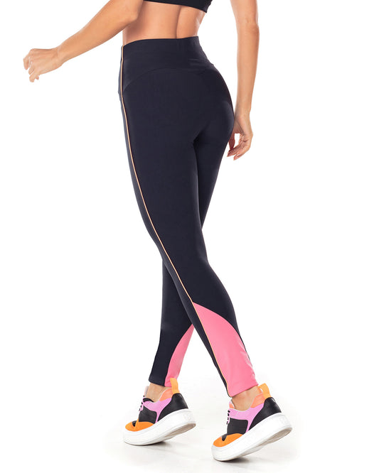 Legging Fuso Com Friso Astra Preto Vestem