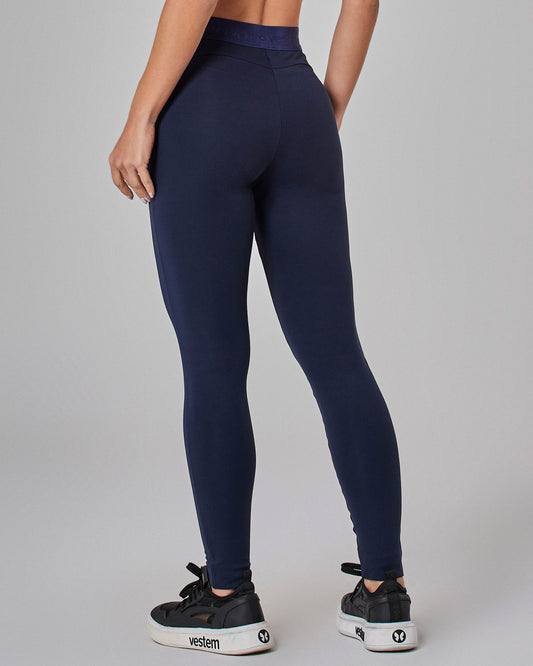 Legging Fusô Cós Transpassado Core Marinho Vestem