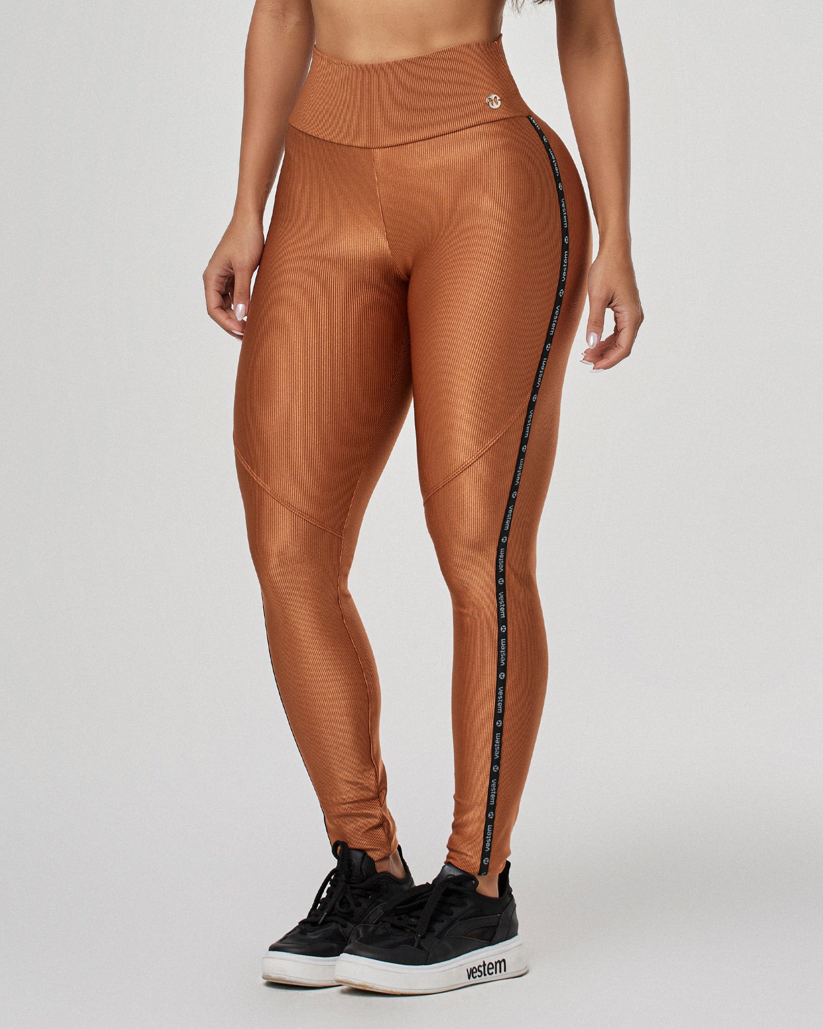 Legging Fusô Hype Marrom Conhaque Vestem