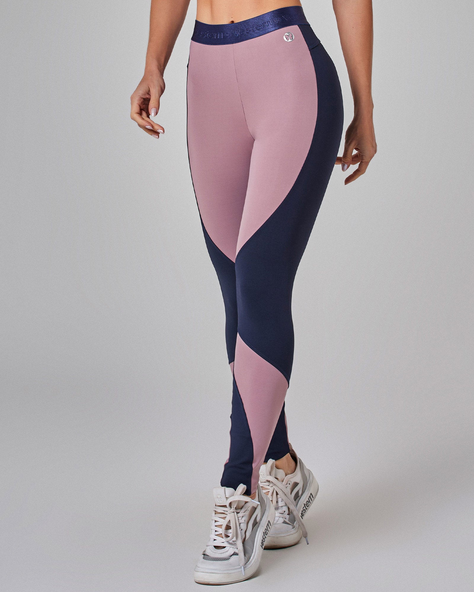Legging Fusô Bicolor Prime Marinho Vestem