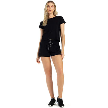 Conjunto Blusa e Shorts Bayo Preto Vestem