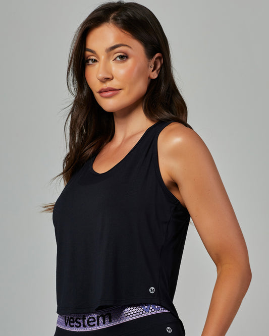 Regata Dry Fit Hera Preto Vestem