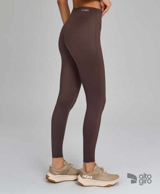 Legging Tech Fit Marrom Intenso Alto Giro