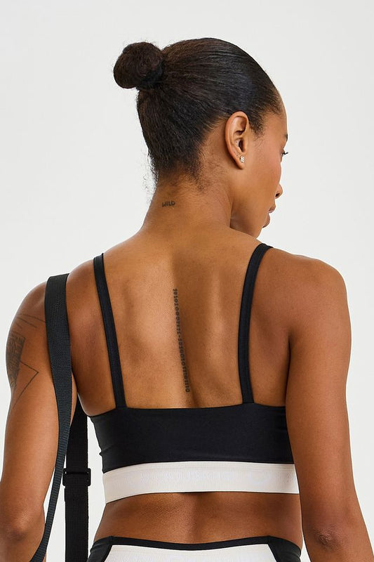 Top Atlanta Com Elástico Preto Caju Brasil