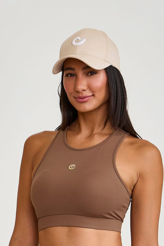 Top Cropped Com Tule Marrom Castanho Caju Brasil