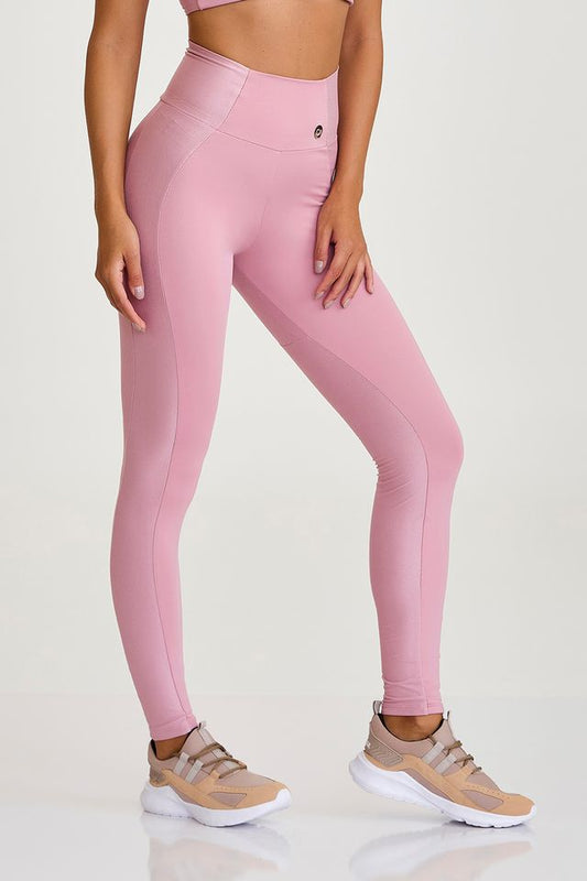 Legging Pro Essencial Rosa Quartzo Caju Brasil