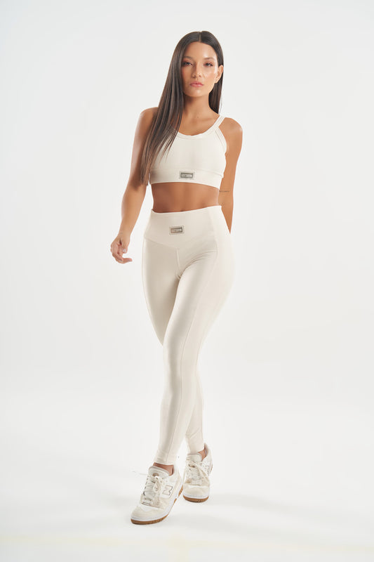 Legging Bright Off White Lets Gym