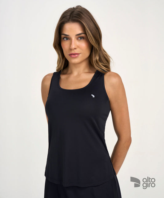 Regata Eterna Gola Redonda Preto Alto Giro