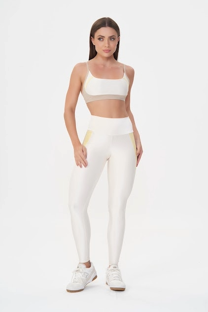 Legging Bliss Off White Lets Gym