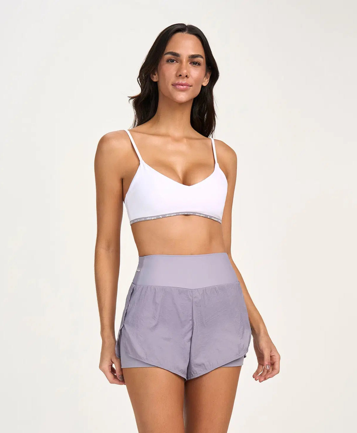 Top Alcas Finas Elastico Personalizado Branco Alto Giro