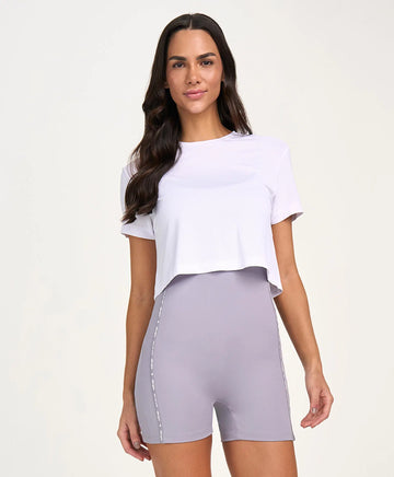 T-shirt Costas Elastico Personalizado Branco Alto Giro
