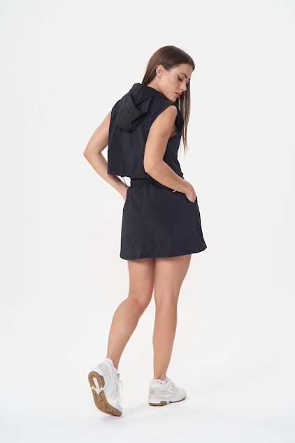 Colete Athleisure Preto Lets Gym