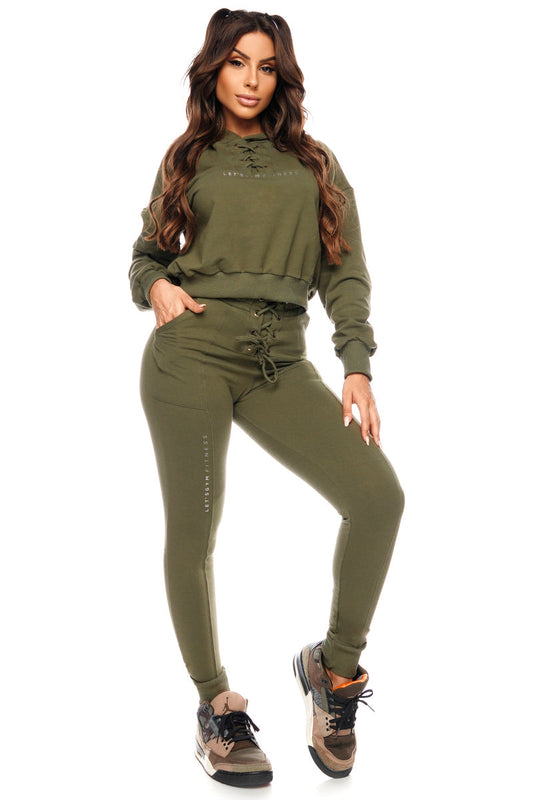 Conjunto Blusa e Calça Jogger Disruptive Verde Lets Gym