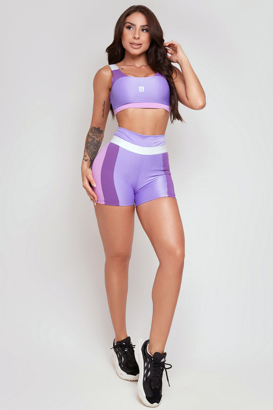 Short Lumina Lavanda Lets Gym