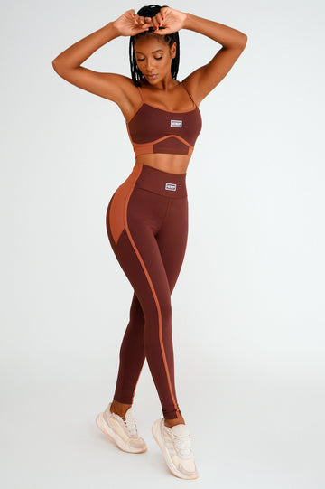 Legging Euphoria Marrom Lets Gym