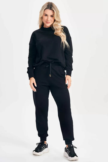 Conjunto Blusa e Calça Jogger Relax Preto Lets Gym