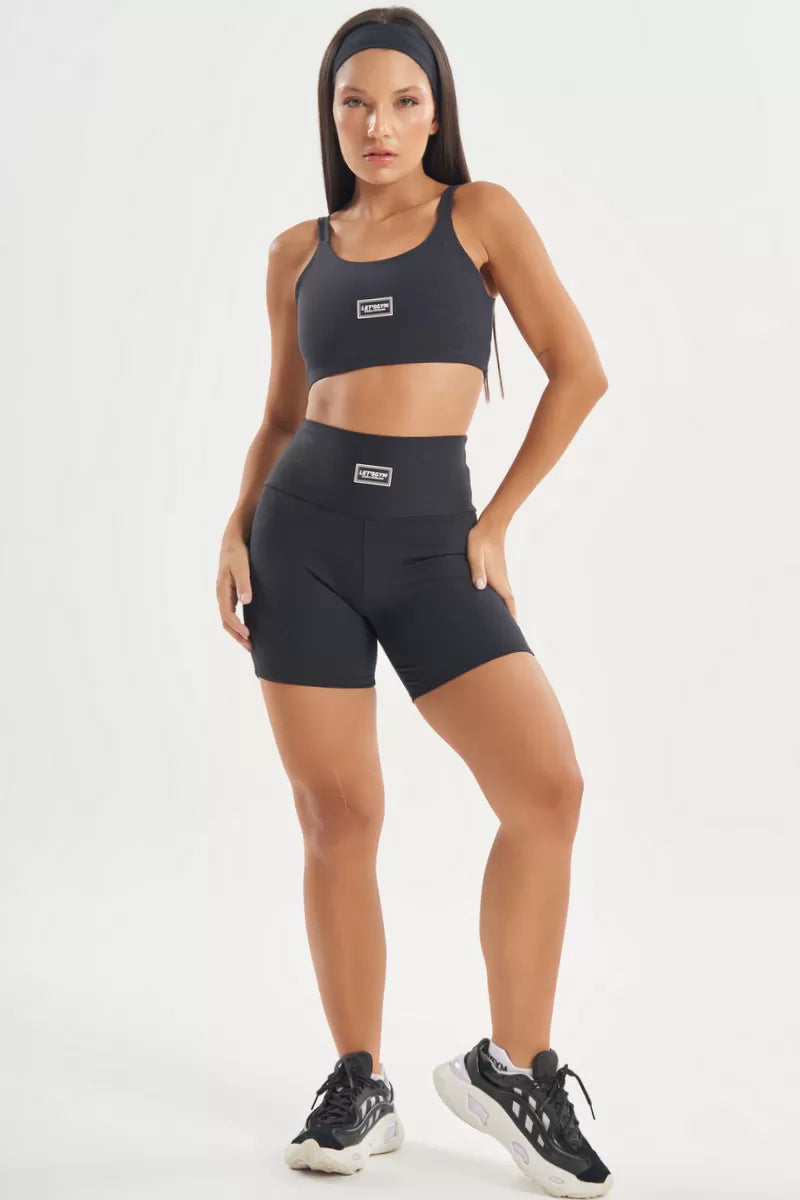 Shorts Basic Colors Preto Lets Gym