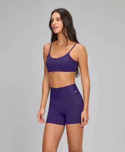 Shorts Eterno Cos Alto Roxo Royale Alto Giro