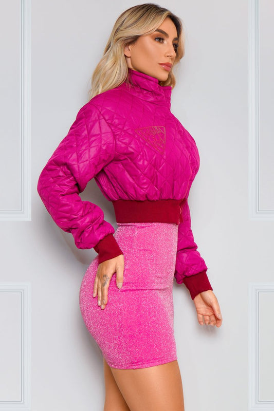 Jaqueta Bomber Maria Gueixa Pink