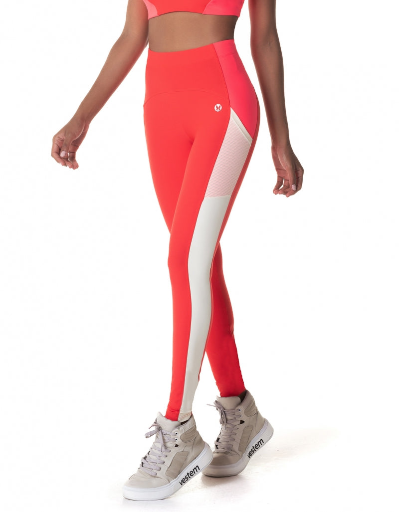 Legging Fuso Glimmer Tomate Vermelho Vestem