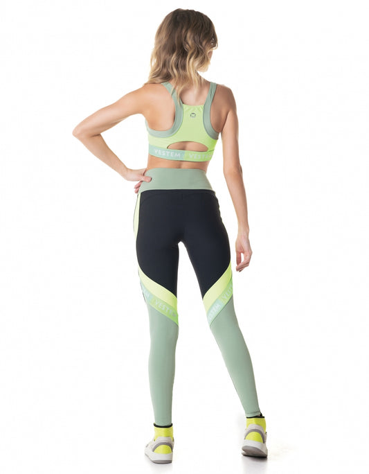 Conjunto Top e Legging Energy Gym Preto Vestem