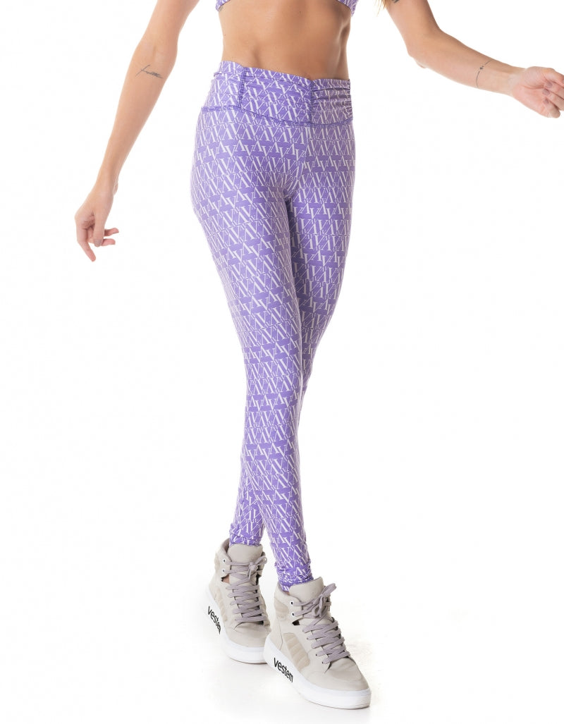 Legging Fuso Virtual Forever Lavanda Vestem