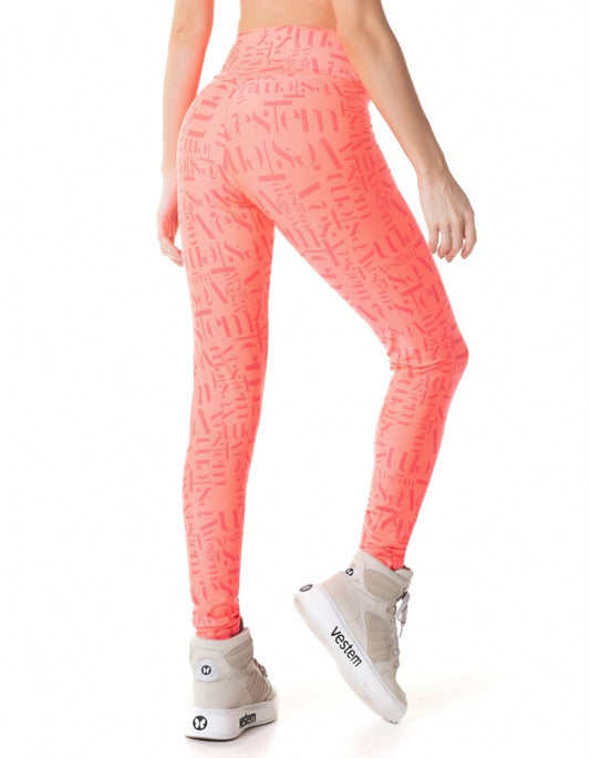 Legging Fuso Embolden Vestem Laranja