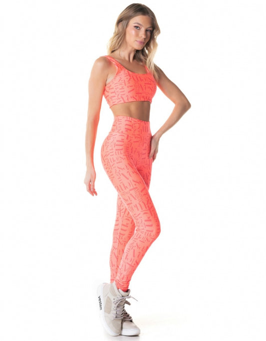 Conjunto Top e Legging Embolden Vestem Laranja