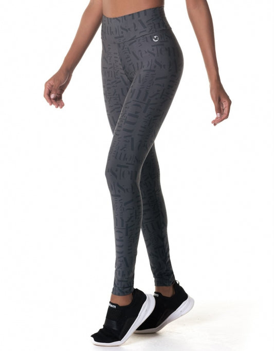 Legging Fuso Embolden Vestem Chumbo