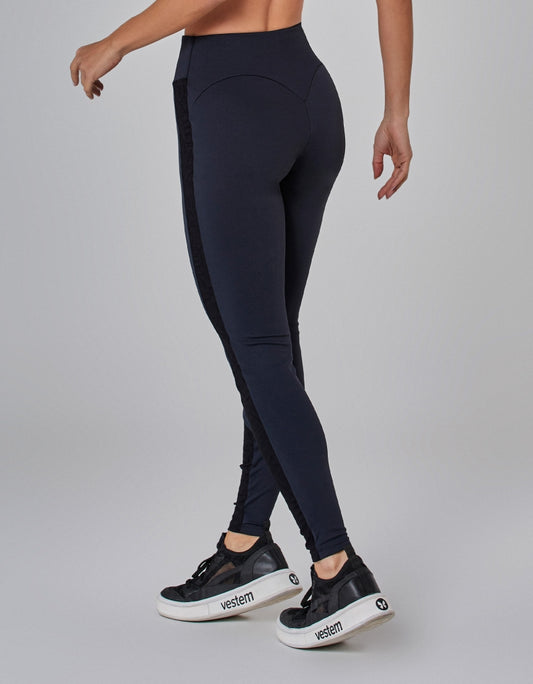 Legging Fuso Magic Lift Gold Preto Vestem