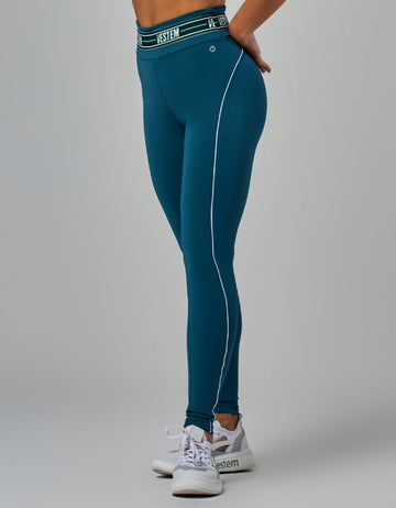 Legging Fusô Elástico Impulse Azul Submarine Vestem
