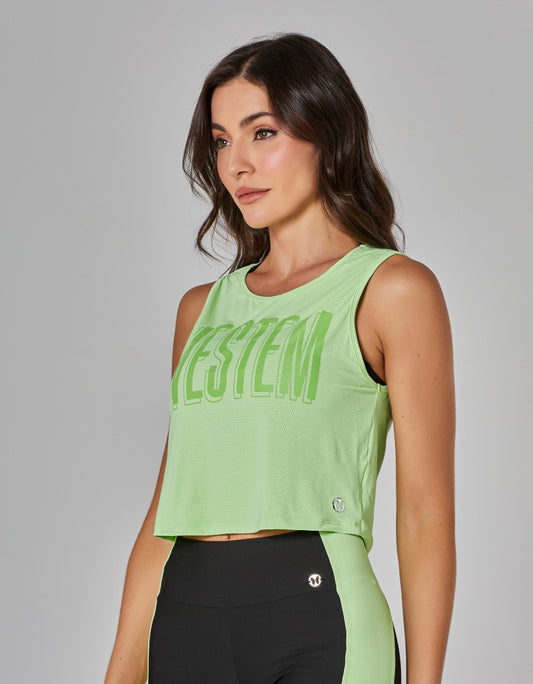 Regata Dry Fit Connect Verde Menta Vestem