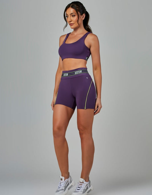Shorts Elástico Impulse Roxo Ametista Vestem