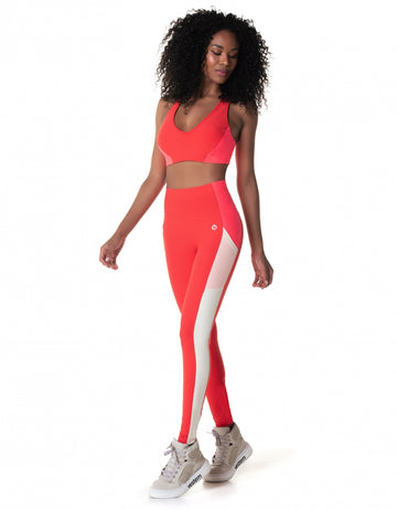 Conjunto Top e Legging Glimmer Tomate Vermelho Vestem