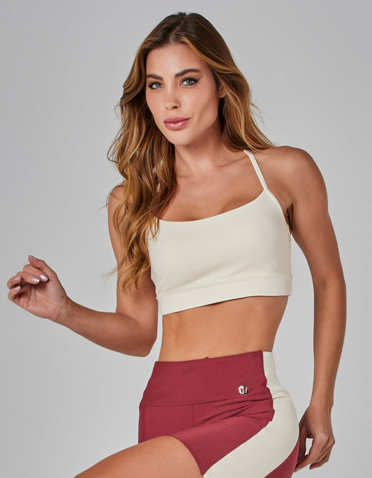 Top Alças Finas Cosmic Off White Vestem