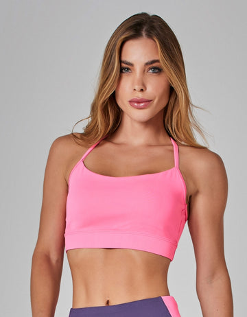 Top Alças Finas Cosmic Rosa Vestem