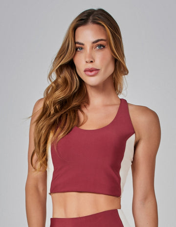 Top Média Sustentação Connect Vermelho Vestem