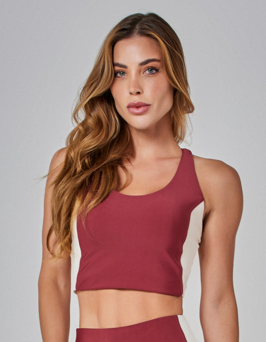 Top Média Sustentação Connect Vermelho Vestem