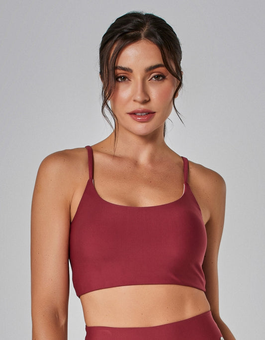 Top Média Sustentação Focus Vermelho Vestem