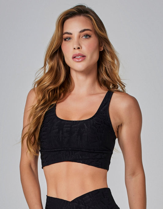 Top Alta Sustentação Winner Preto Vestem