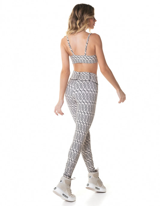 Conjunto Top e Legging Virtual Off White Vestem