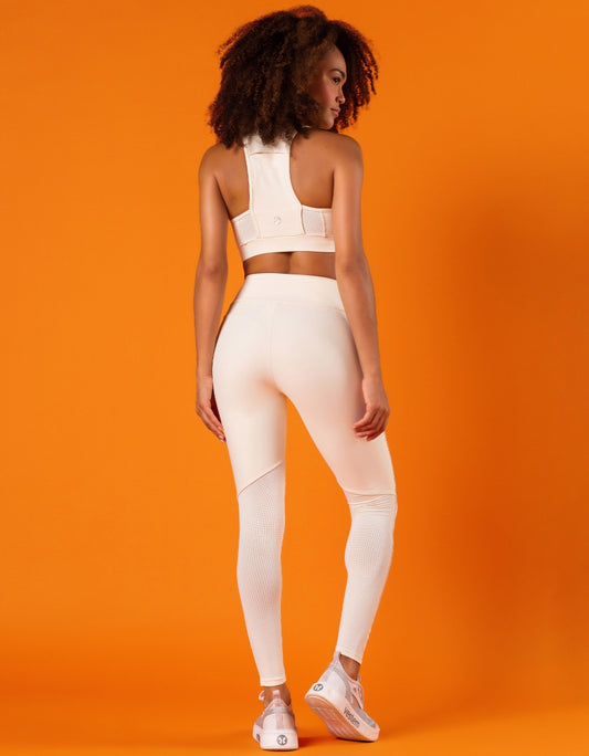 Conjunto Top e Legging Polaris Off White Ecru Vestem