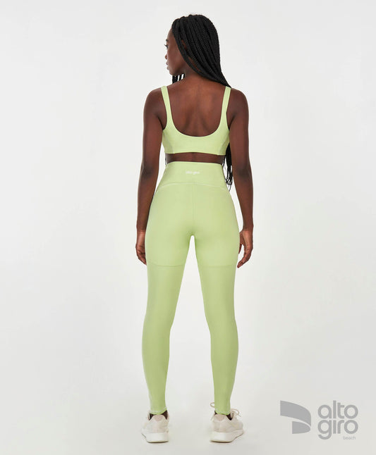 Conjunto Top e Legging Com Bolso Sport Way Of Life Verde Alto Giro